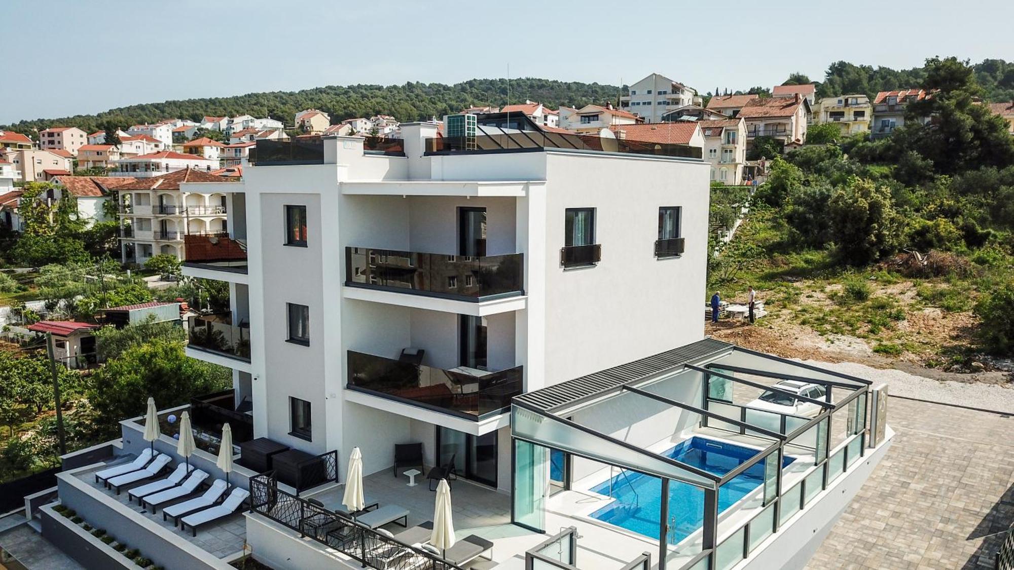 Villa 23 B Heated Pool Trogir Eksteriør bilde